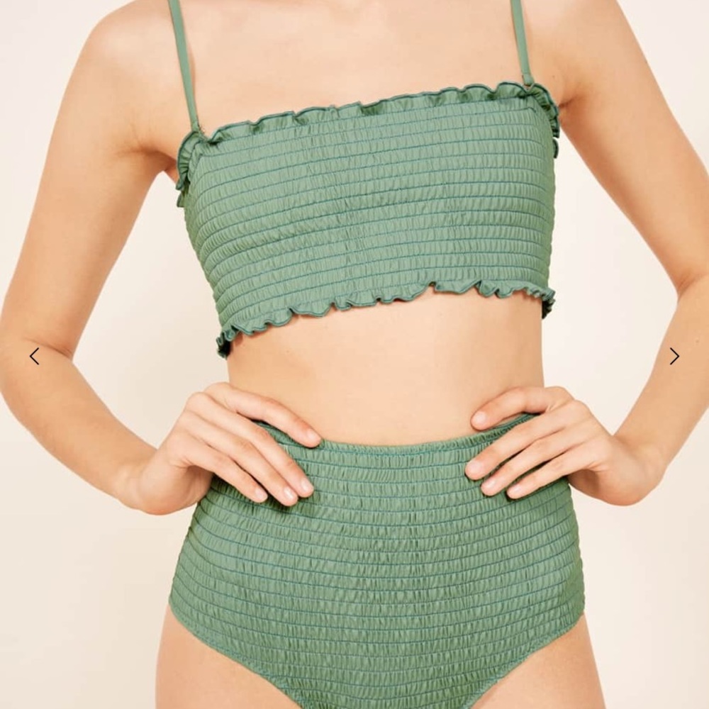 Reformation Heidi Bikini Top - Jade